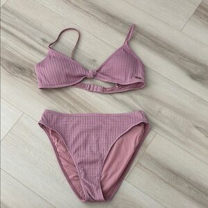 🌺Like New Roxy Ribbed Bikini Set